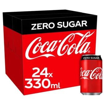 Coca Cola Zero Cans-24x330ml01